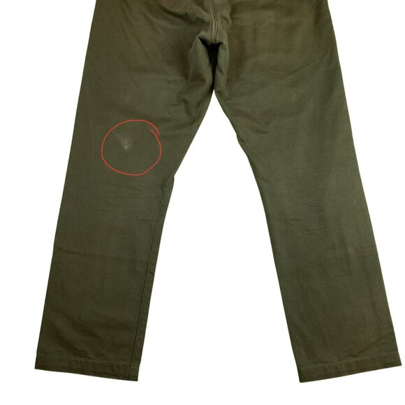 Taylor Stitch Mens 30 Democratic Fit Chino Pants Olive Green - Picture 9 of 13